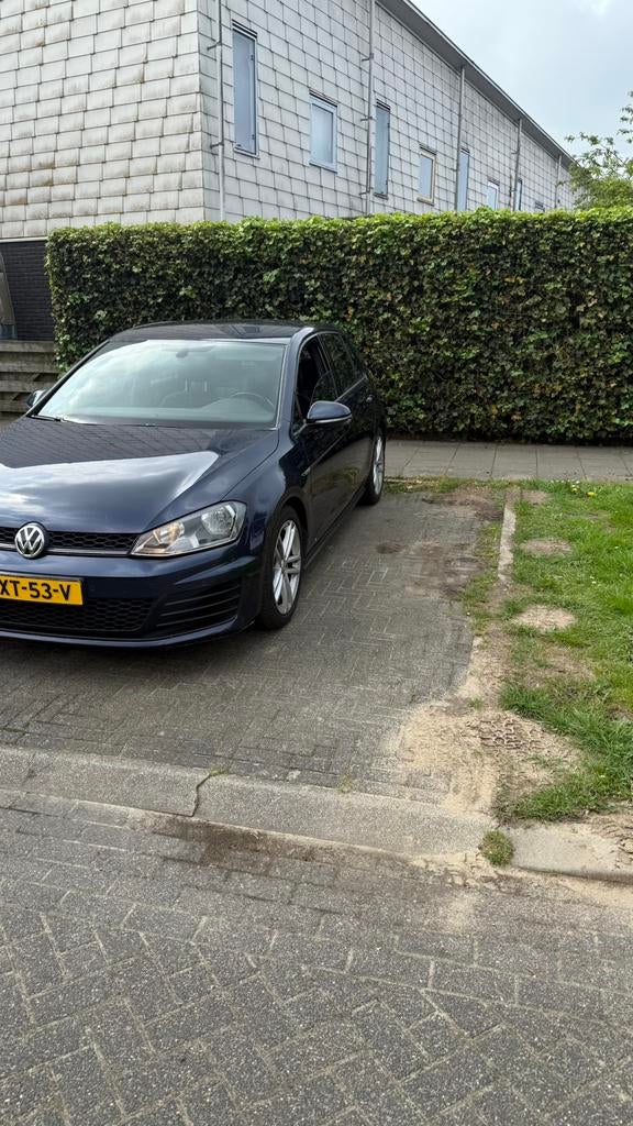 Volkswagen Golf 2.0 TDI 135KW 5D DSG 2015 Blauw, Auto's, 4 cilinders, Blauw, Diesel, Geïmporteerd