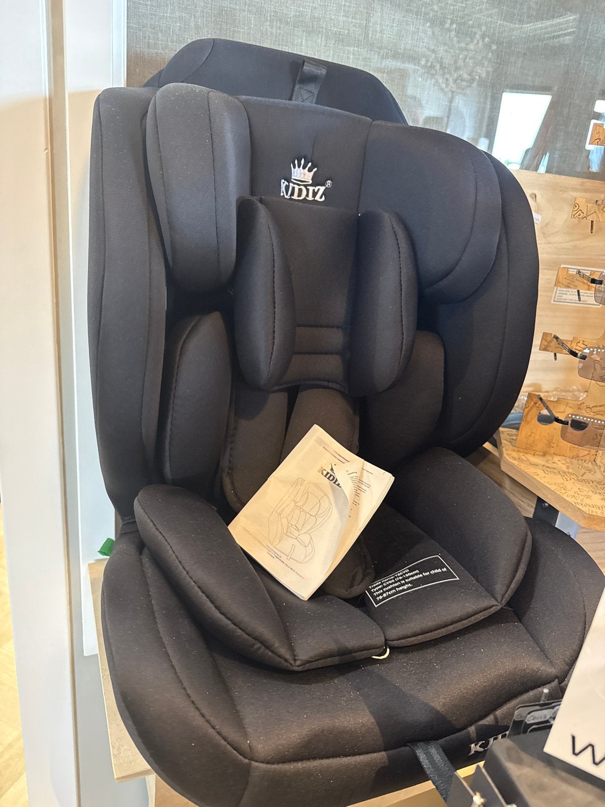 Nieuw Kidiz Autostoeltje Zwart - Veilig en Comfortabel, Kinderen en Baby's, Autostoeltjes, Ophalen of Verzenden, Nieuw, Overige merken