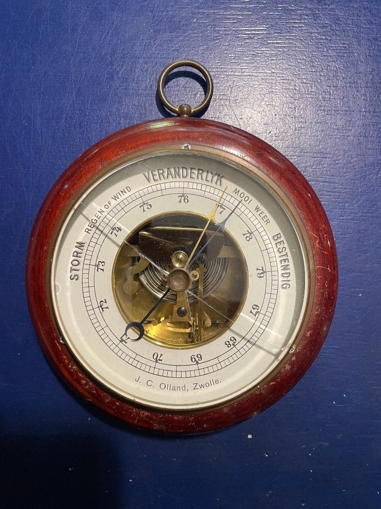 Antieke barometer, Ophalen, Gebruikt, Barometer