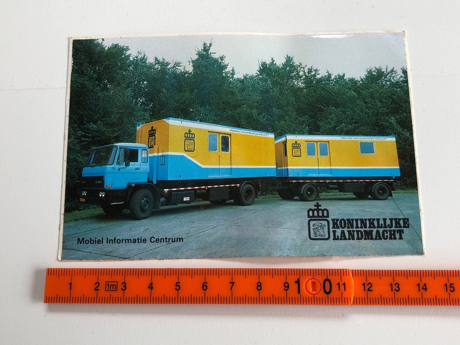 Sticker DAF 2100 - 2300 Koninklijke Landmacht, Ophalen of Verzenden, Gebruikt, Auto's