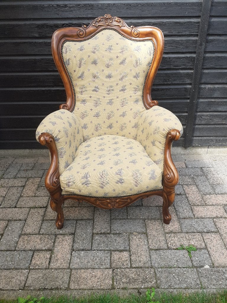 fauteuil  louis xv, Ophalen, Gebruikt, LOUIS  XV, 75 tot 100 cm