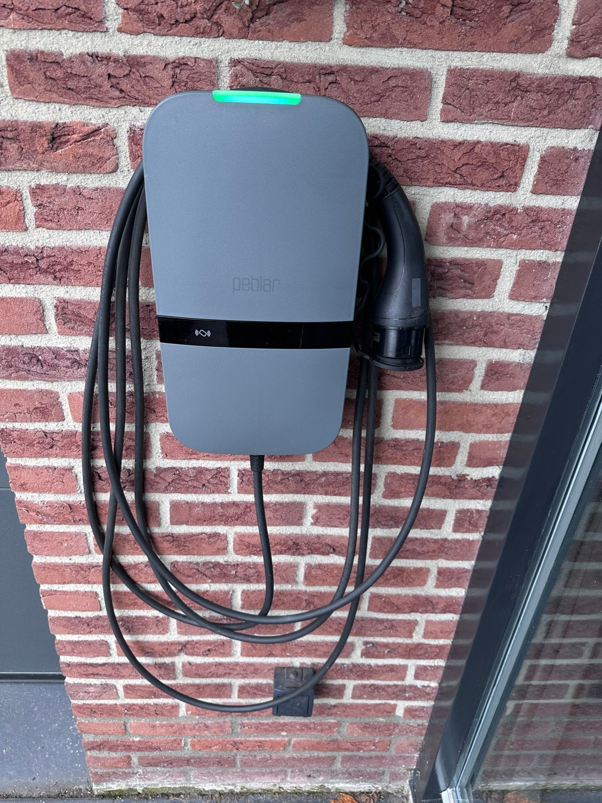 Peblar Home Laadpaal 11KW 7,5m met Display, Ophalen, Zo goed als nieuw, Laadpaal en Laadkabel