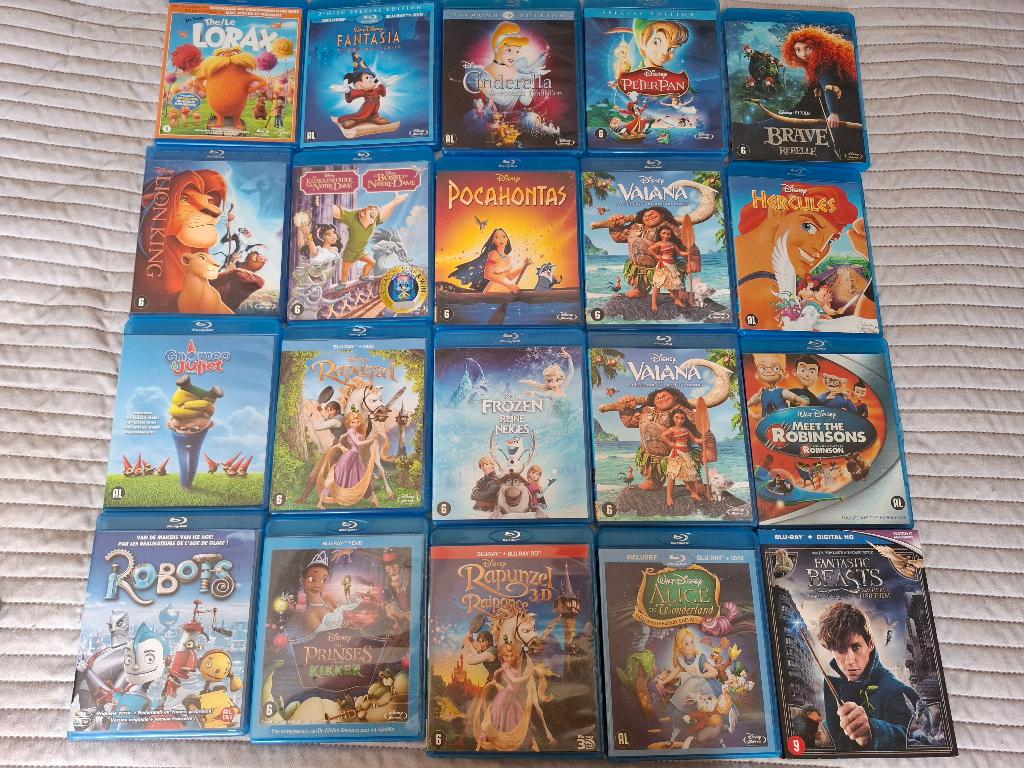 Disney Bluray's dvd's ( van een verzamelaar), Ophalen of Verzenden, Zo goed als nieuw, Tekenfilms en Animatie
