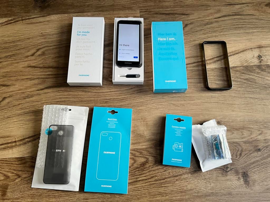 Fairphone 3+ met extra camera module en hoesjes, Ophalen of Verzenden, Gebruikt, Overige typen, Overige merken