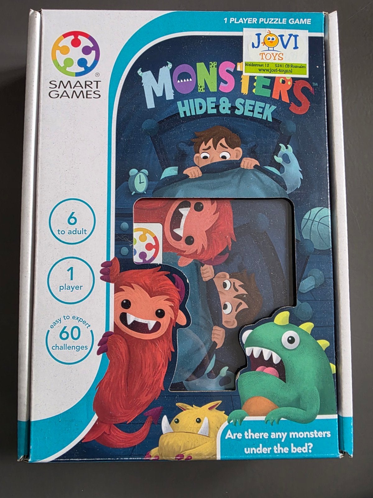 Smart Games Monsters Hide & Seek Puzzelspel, Een of twee spelers, Ophalen of Verzenden, Zo goed als nieuw, Smart Games