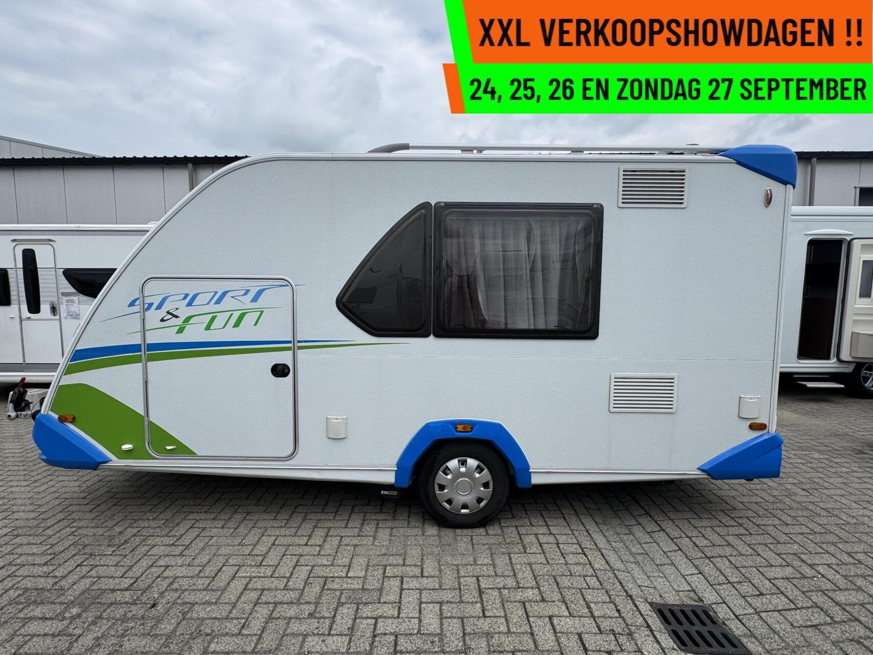 Knaus sport - XXL VERKOOPSHOW 24,25,26 & 27 SEPT. 10-17 UUR, Bedrijf, Hordeur, 6 tot 7 meter, Knaus