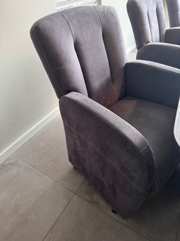 Eetkamerstoelen 6st., Ophalen, Zo goed als nieuw, Vijf, Zes of meer stoelen, Stof