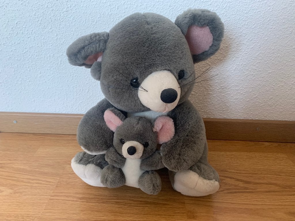 Leuke knuffel met baby/kleintje, Ophalen of Verzenden, Zo goed als nieuw, Overige typen