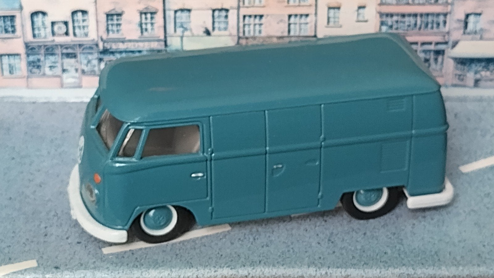 Volkswagen VW Transporter t1 bus 1:43 Corgi Po, Hobby en Vrije tijd, Modelauto's | 1:43, Auto, Corgi, ., Ophalen of Verzenden