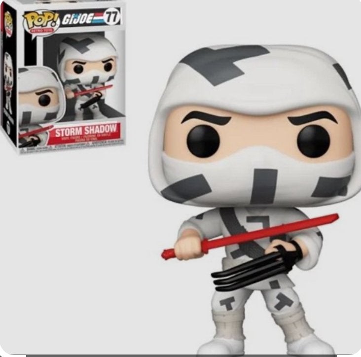 Funko Pop! G.I. Joe Storm Shadow #77 Retro Toys, Ophalen of Verzenden, Zo goed als nieuw