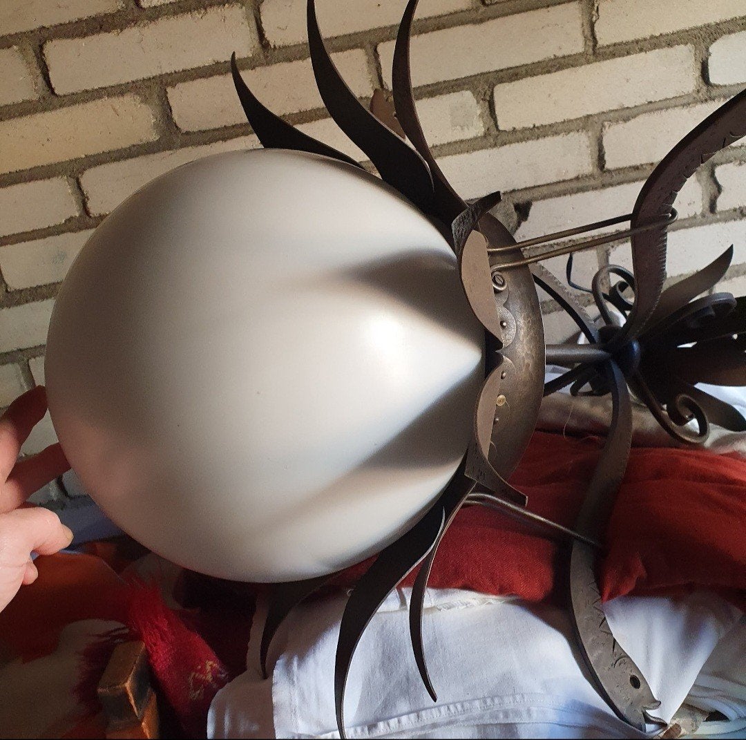 Karl Gellings, schitterende gesmede design lamp., Antiek en Kunst, Ophalen