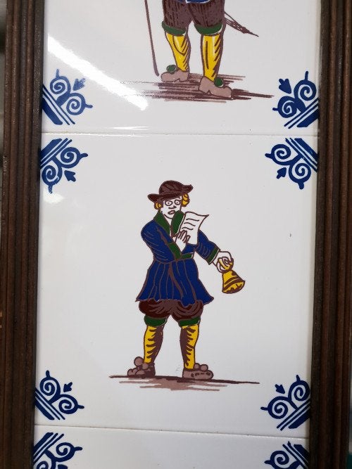 schilderij tegels beroepen, Ophalen of Verzenden, 'T Olde Gre-j, Info@toldegrej.nl, Endepoelstraat 20f Didam
