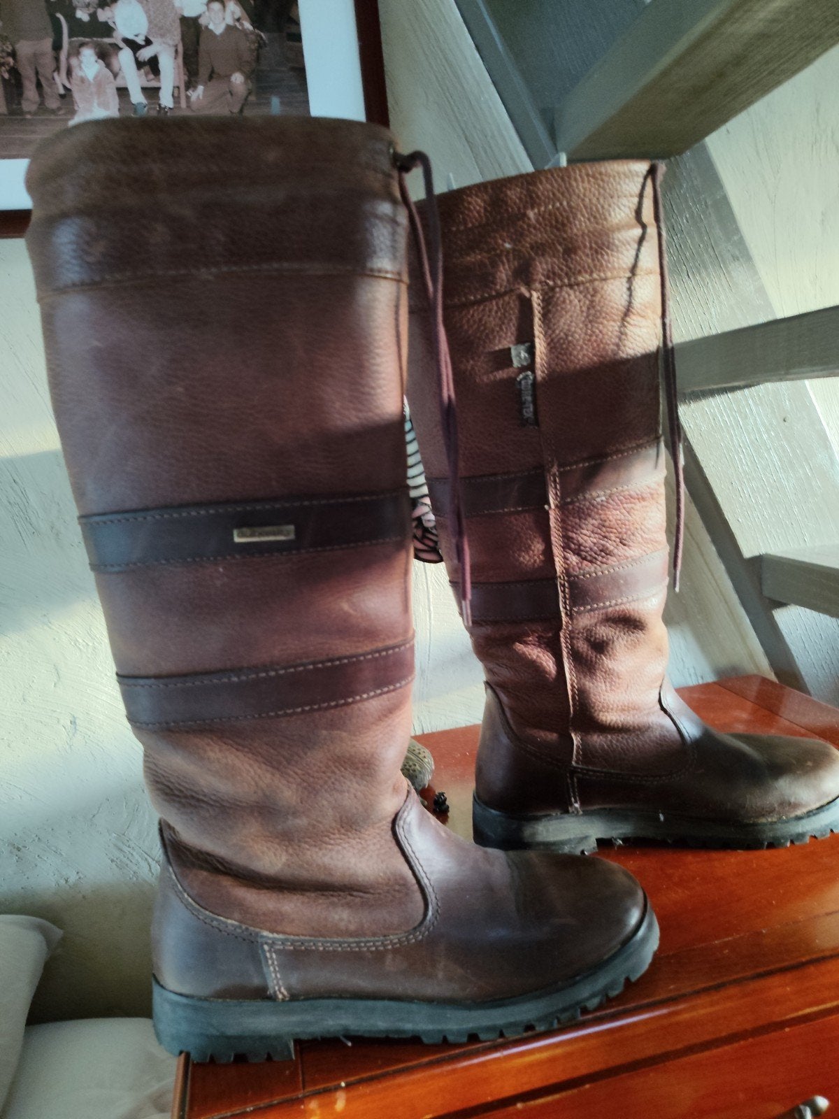 Dubarry outdoor laarzen 4= 37, Ophalen of Verzenden, Gedragen, Bruin, Hoge laarzen