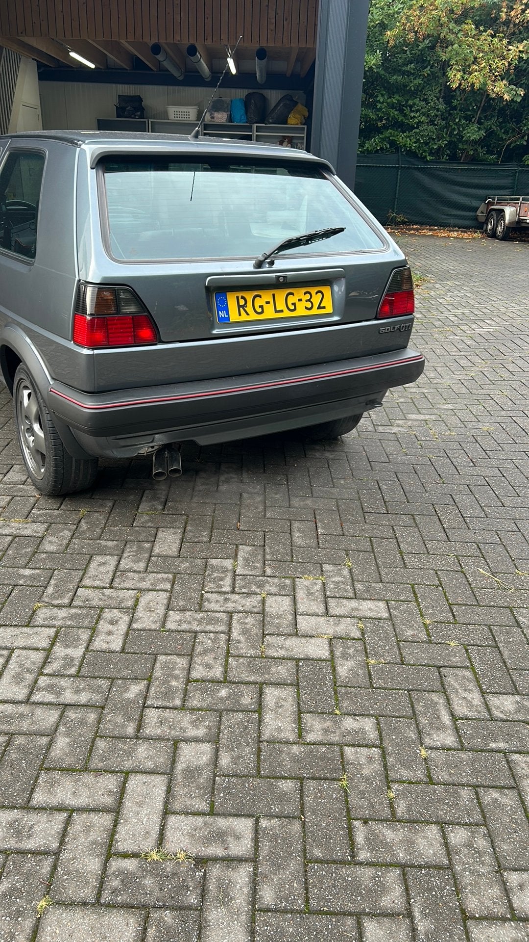 Volkswagen Golf 1.8 GTI 16V 1986 Grijs, Voorwielaandrijving, 4 cilinders, 139 pk, Leder en Stof