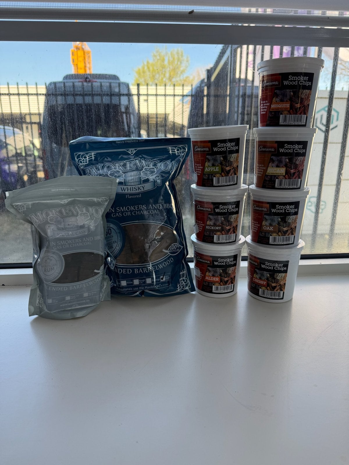 Rookhout chips en blended barrelwood voor BBQ en smokers, Ophalen, Nieuw