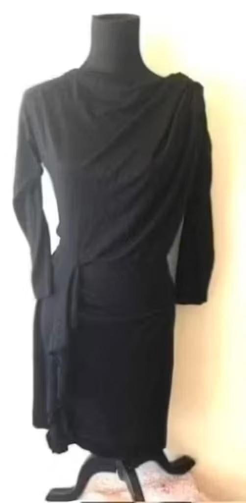 Zwarte InWear jurk, Kleding | Dames, Jurken, Verzenden, Zo goed als nieuw, Maat 36 (S), Zwart