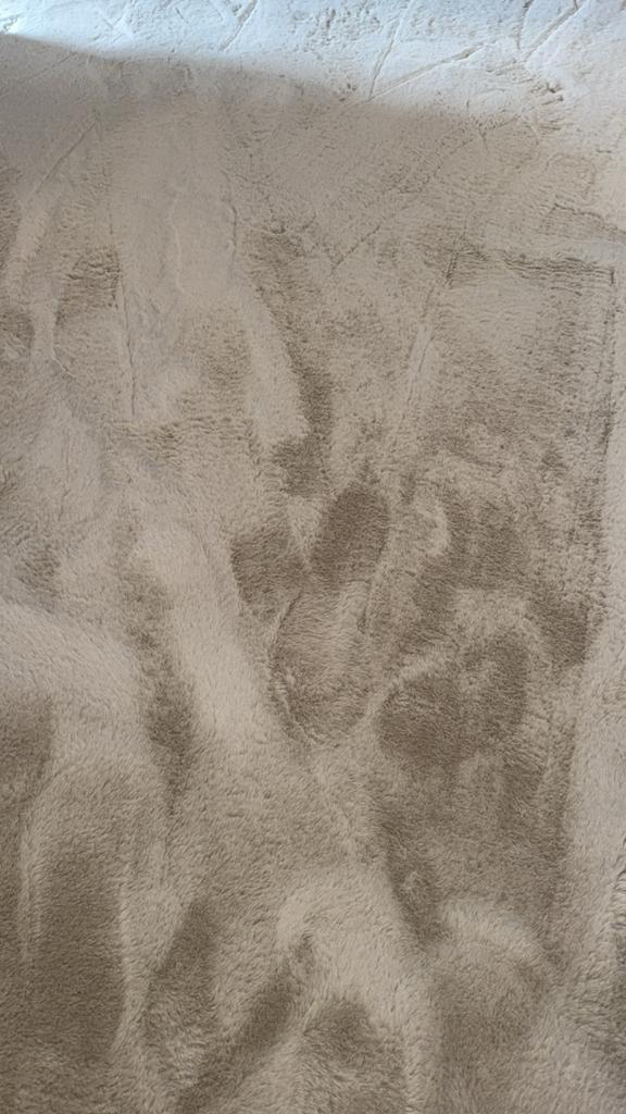 Fluffy vloerkleed beige 200*280cm, 150 tot 200 cm, Ophalen of Verzenden, Rechthoekig, Fluffy