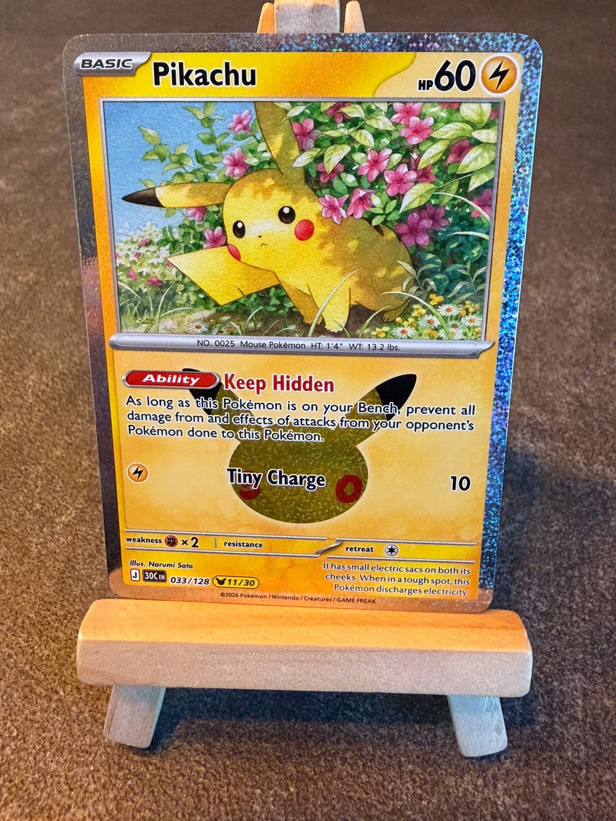 Pikachu 33 (11/30) Pokémon Celebration 30th, Ophalen of Verzenden, Zo goed als nieuw