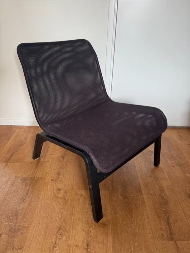 Fauteuil Nolmyra Ikea stoel zwart ZGAN, Zwart, Zo goed als nieuw, Eén, Ophalen
