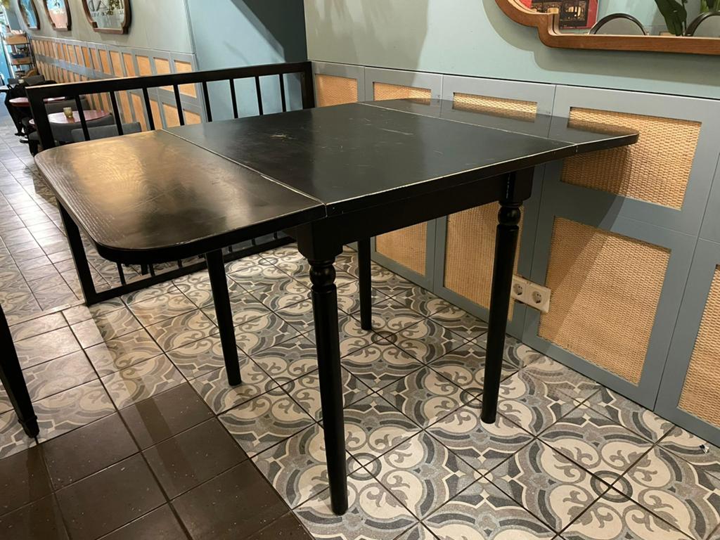 Inklapbare tafel (19 stuks), Huis en Inrichting, Ophalen, Gebruikt, 100 tot 150 cm, 50 tot 100 cm