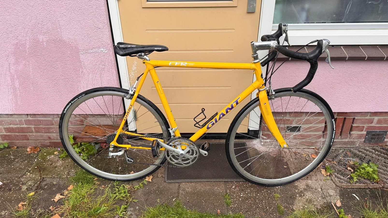 GIANT racefiets 59 cm Shimano 105, Fietsen en Brommers, Fietsen | Oldtimers, 55 tot 59 cm, Ophalen