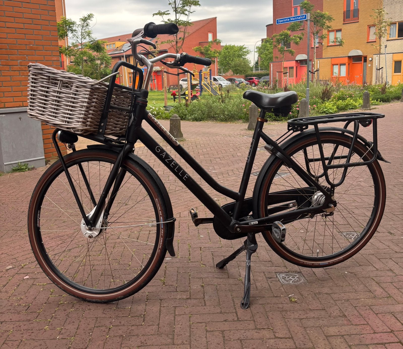 Gazelle Haevenduty black, Ophalen, 53 tot 56 cm, Versnellingen, Zo goed als nieuw