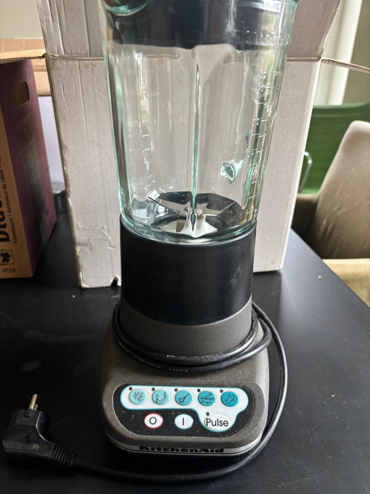 Kitchen Aid Blender antraciet grijs, Ophalen of Verzenden, Gebruikt, Blender