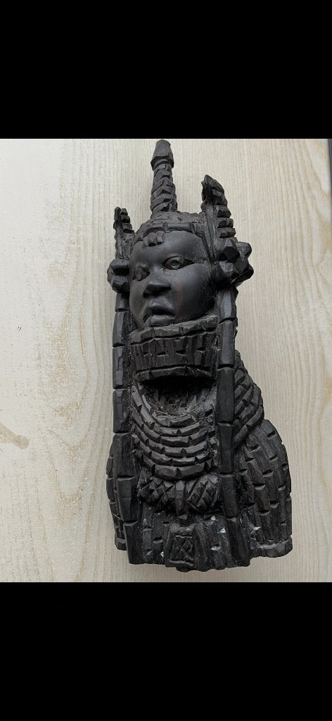 Afrikaans beeld, Antiek en Kunst, Kunst | Beelden en Houtsnijwerken, Verzenden, Handgemaakt, Hout, Houtsnijwerk