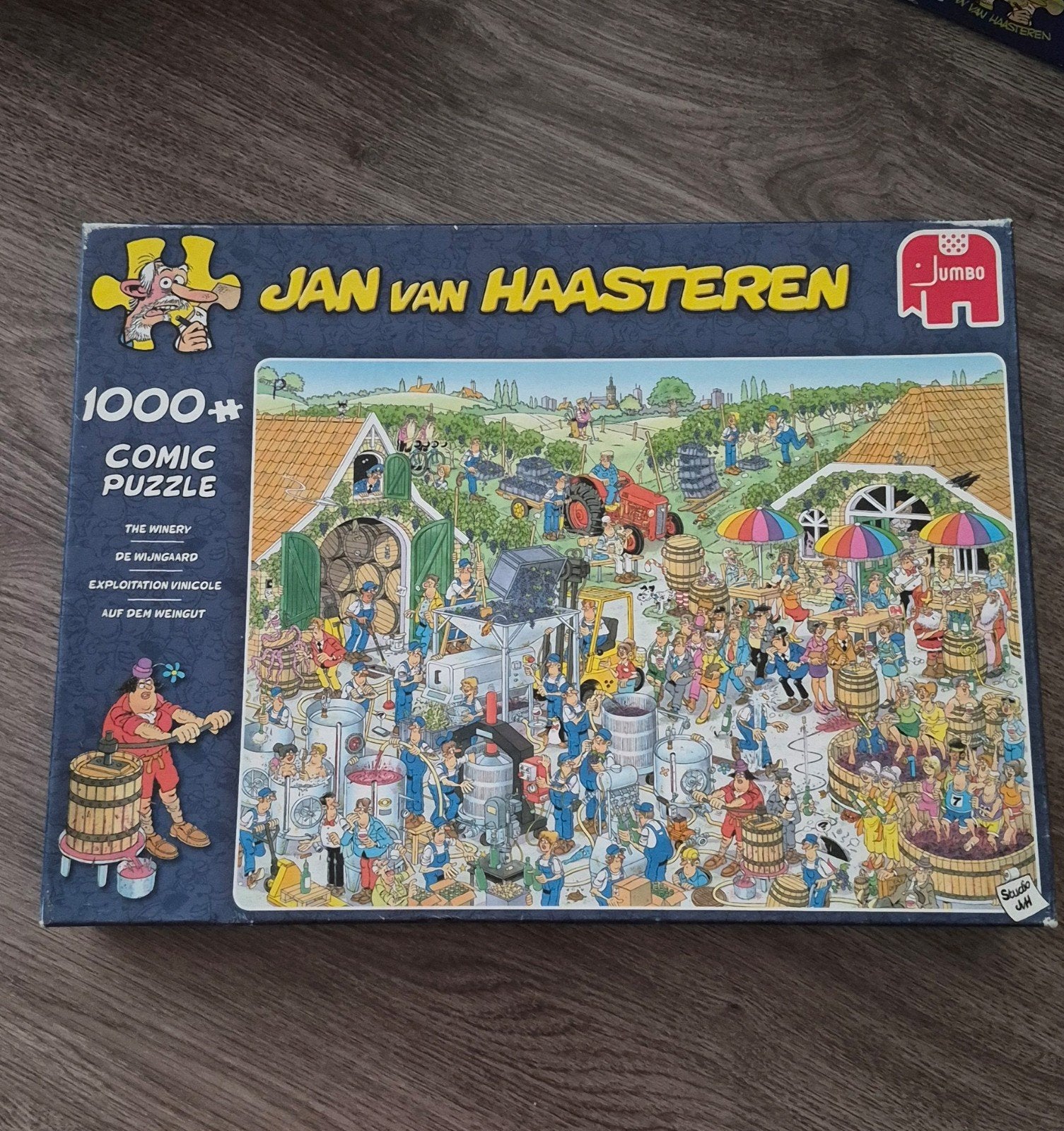 Jan van Haasteren De Wijngaard 1000 stukjes legpuzzel, Hobby en Vrije tijd, Ophalen of Verzenden, 500 t/m 1500 stukjes, Gebruikt