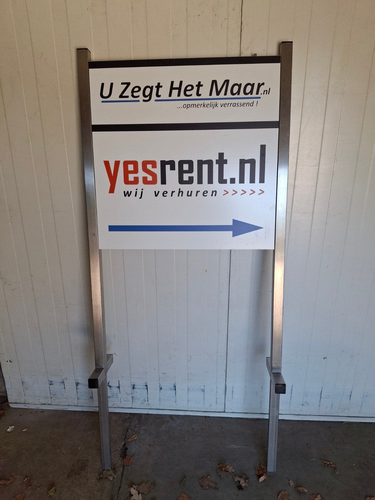 R.V.S. Reclame, Makelaars, Advertentie Borden(4x). Per stuk:, Ophalen, Zo goed als nieuw