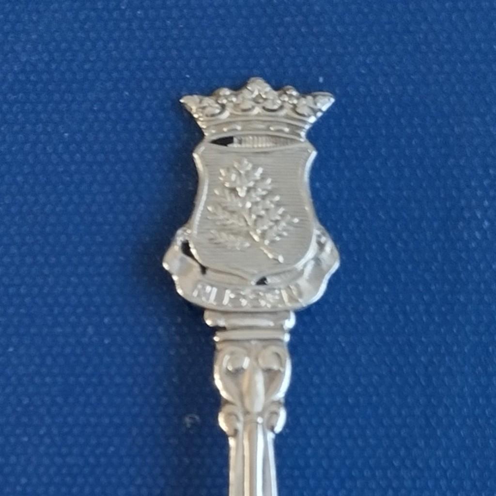 verzilverd lepeltje Rijssen (kroontje), Ophalen of Verzenden