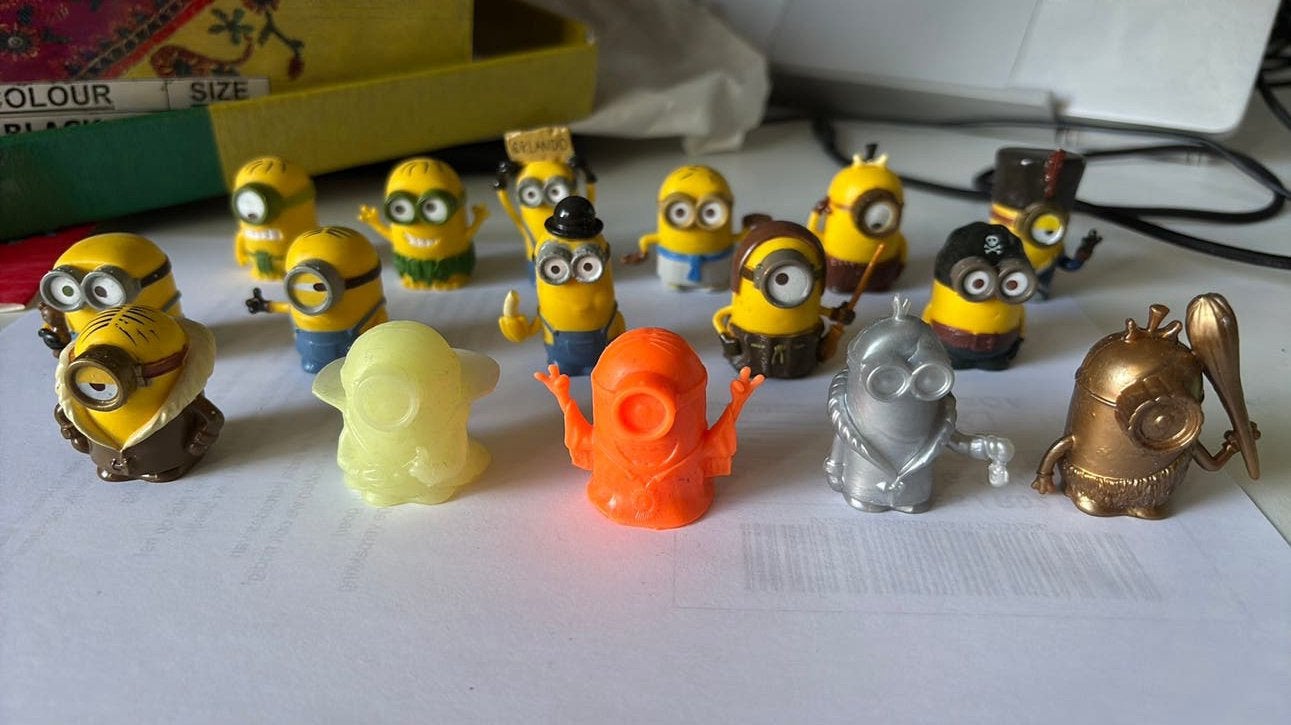 Minions figuurtjes, Ophalen of Verzenden, Zo goed als nieuw