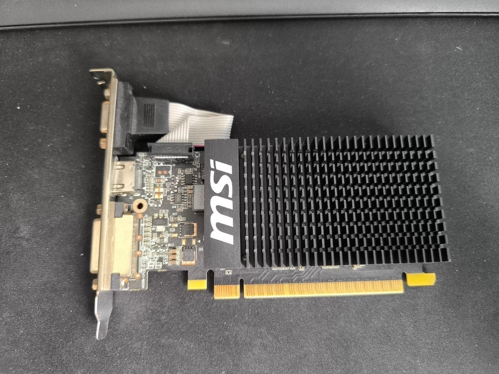 NVIDIA GeForce GT 710 Grafische Kaart - MSI, Gebruikt, PCI-Express 2, GDDR3, HDMI