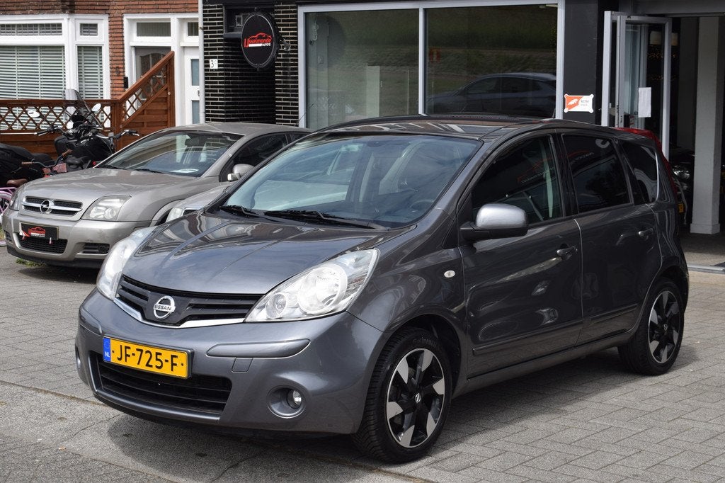 Nissan Note 1.6 Life + Automaat PDC Climate Cruise Trekhaak, Auto's, Euro 5, Gebruikt, 750 kg, 4 cilinders