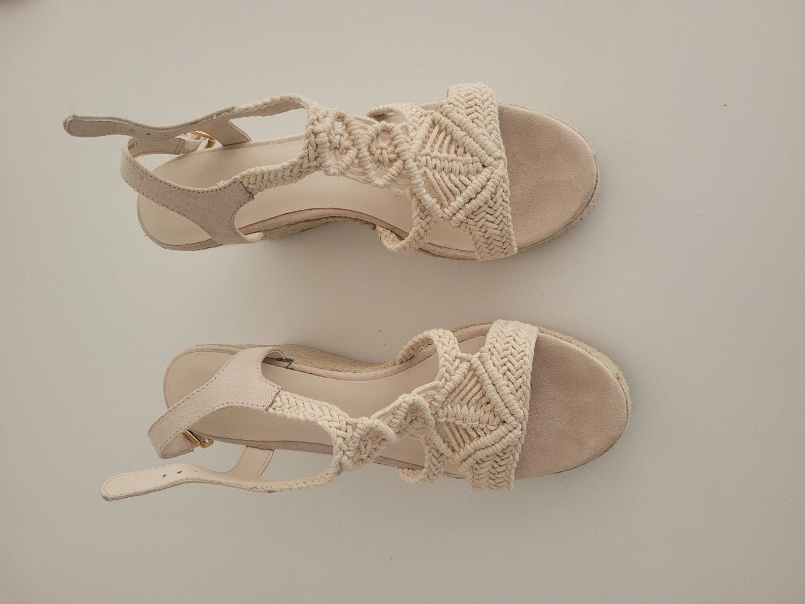 Graceland sleehak sandalen, Beige, Nieuw, Graceland, Sandalen of Muiltjes