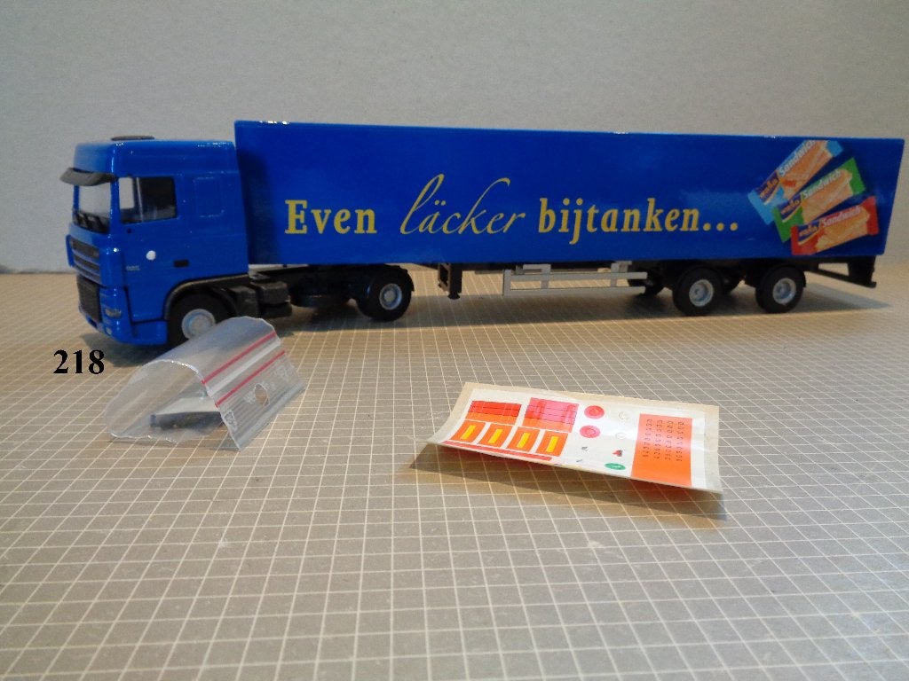 lion daf 105 sc lacker, Ophalen of Verzenden, Zo goed als nieuw, Bus of Vrachtwagen, Lion Toys
