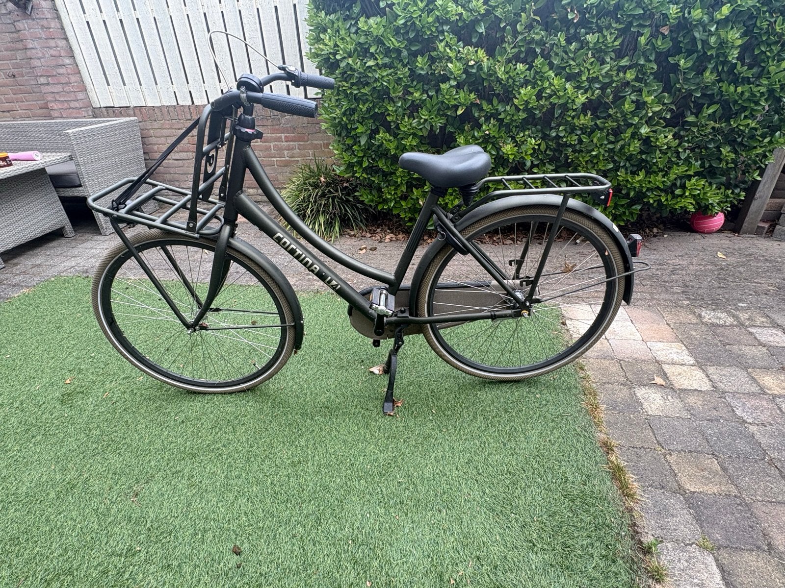 Cortina U4 Transportfiets Dames - Zo goed als nieuw, Fietsen en Brommers, Fietsen | Dames | Damesfietsen, Terugtraprem, 47 tot 50 cm