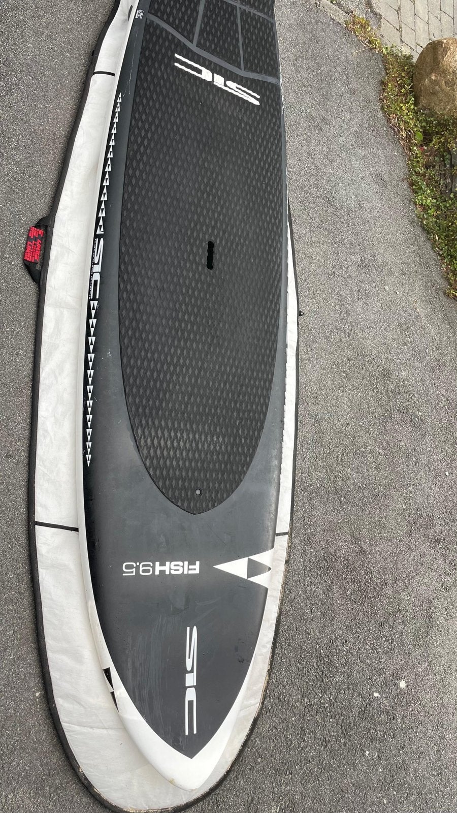 SUP SIC Fish 9.5 Surfboard, Watersport en Boten, Golfsurfen, Ophalen, Zo goed als nieuw, Fish, Met vinnen