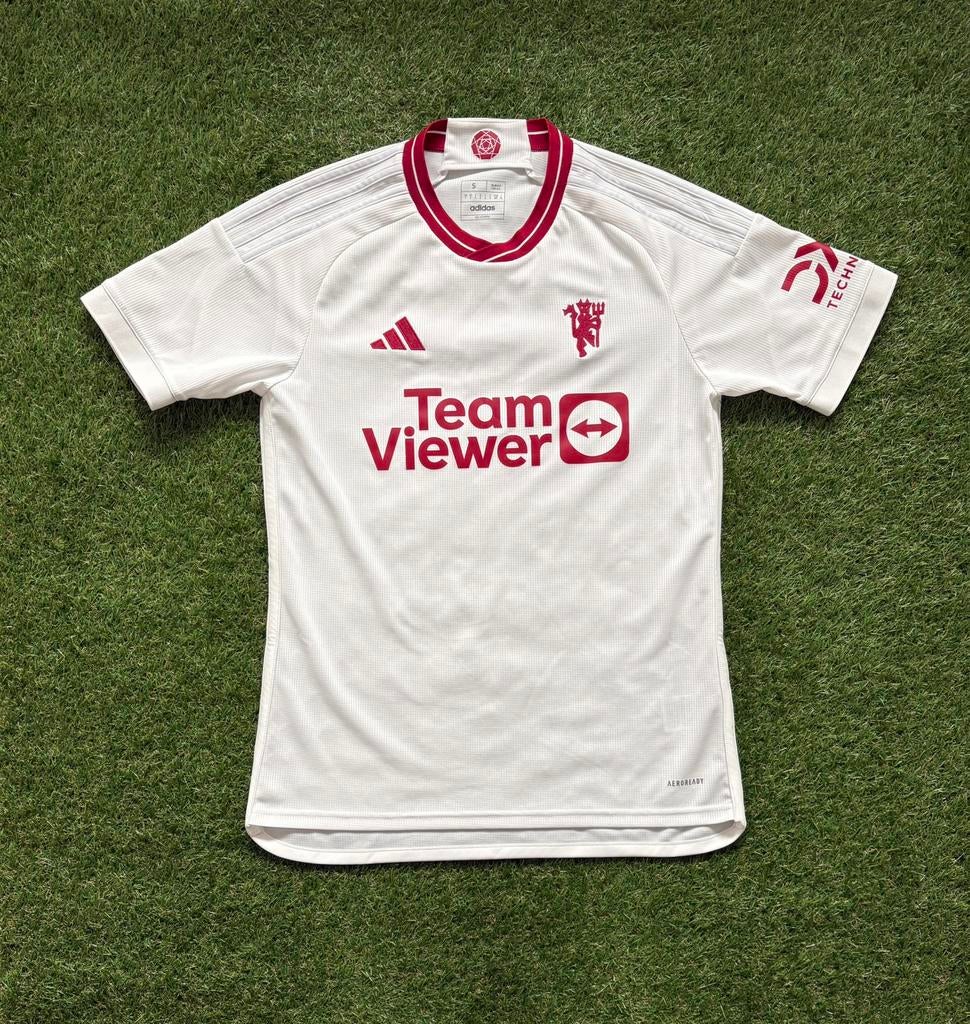 Manchester United derde shirt 23/24, Sport en Fitness, Voetbal, Ophalen of Verzenden, Zo goed als nieuw, Shirt