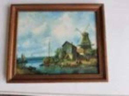 2 mooie schilderijen, Minder dan 50 cm, Ophalen of Verzenden, Zo goed als nieuw, Schilderij