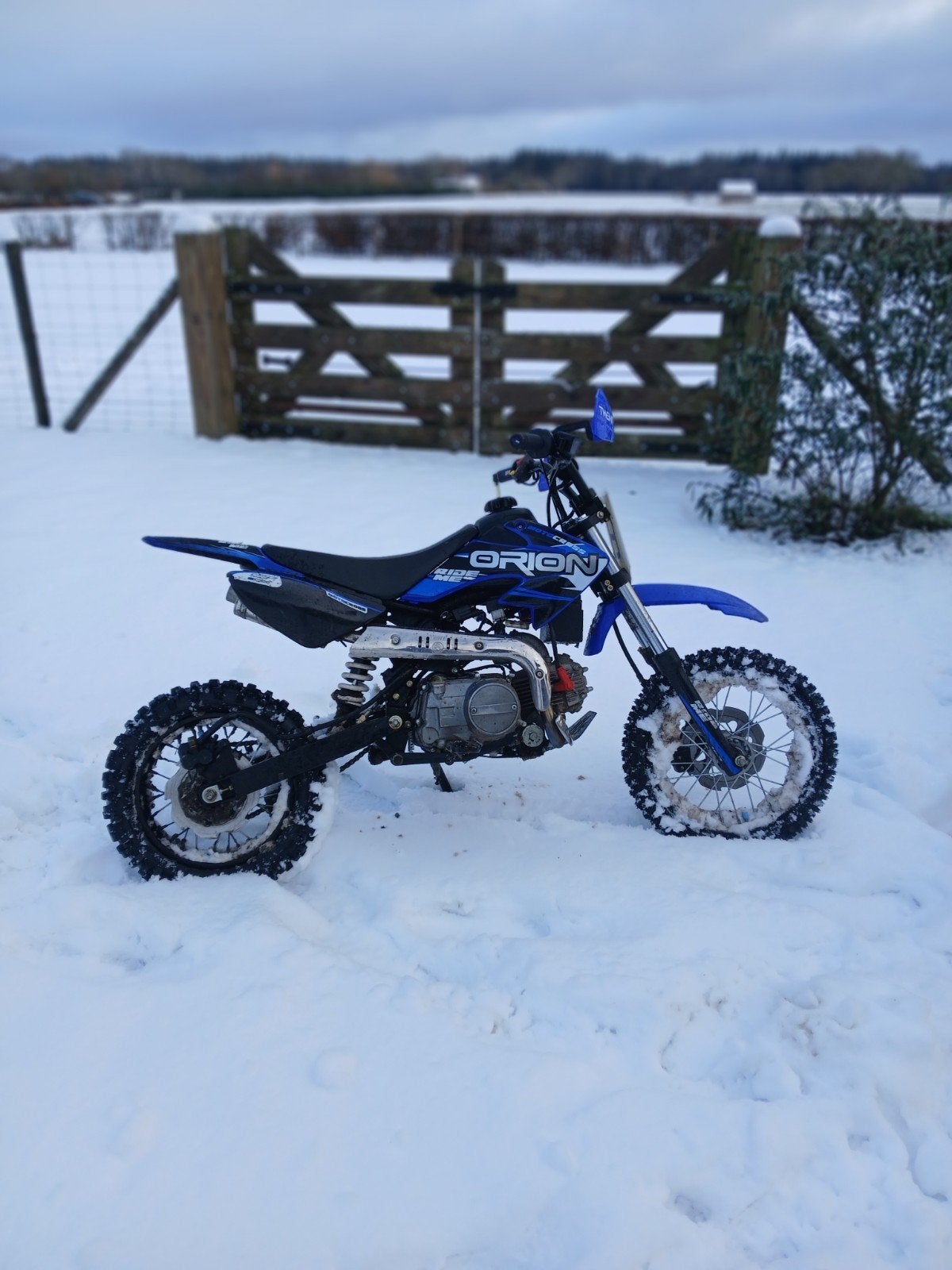 Pibike 110cc automaat. Orion opknapper, Ophalen