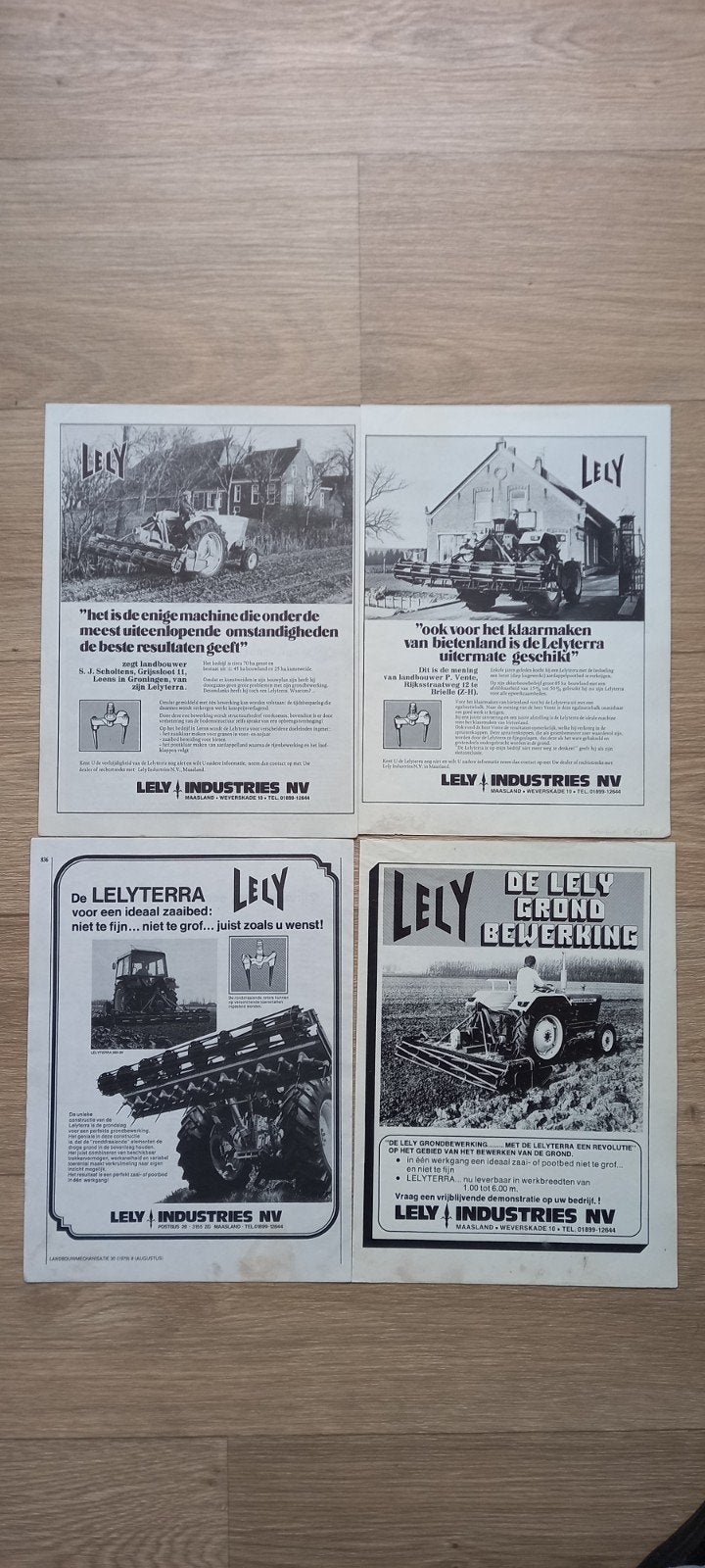 Le 1: Lely grond bewerking machine advertenties, Ophalen of Verzenden, 1920 tot 1940, Tijdschrift
