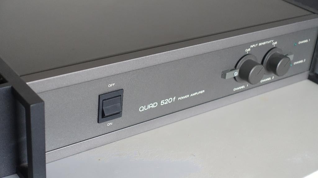 Quad 520 f versterker, Audio, Tv en Foto, Overige merken, Ophalen of Verzenden, Zo goed als nieuw, 120 watt of meer