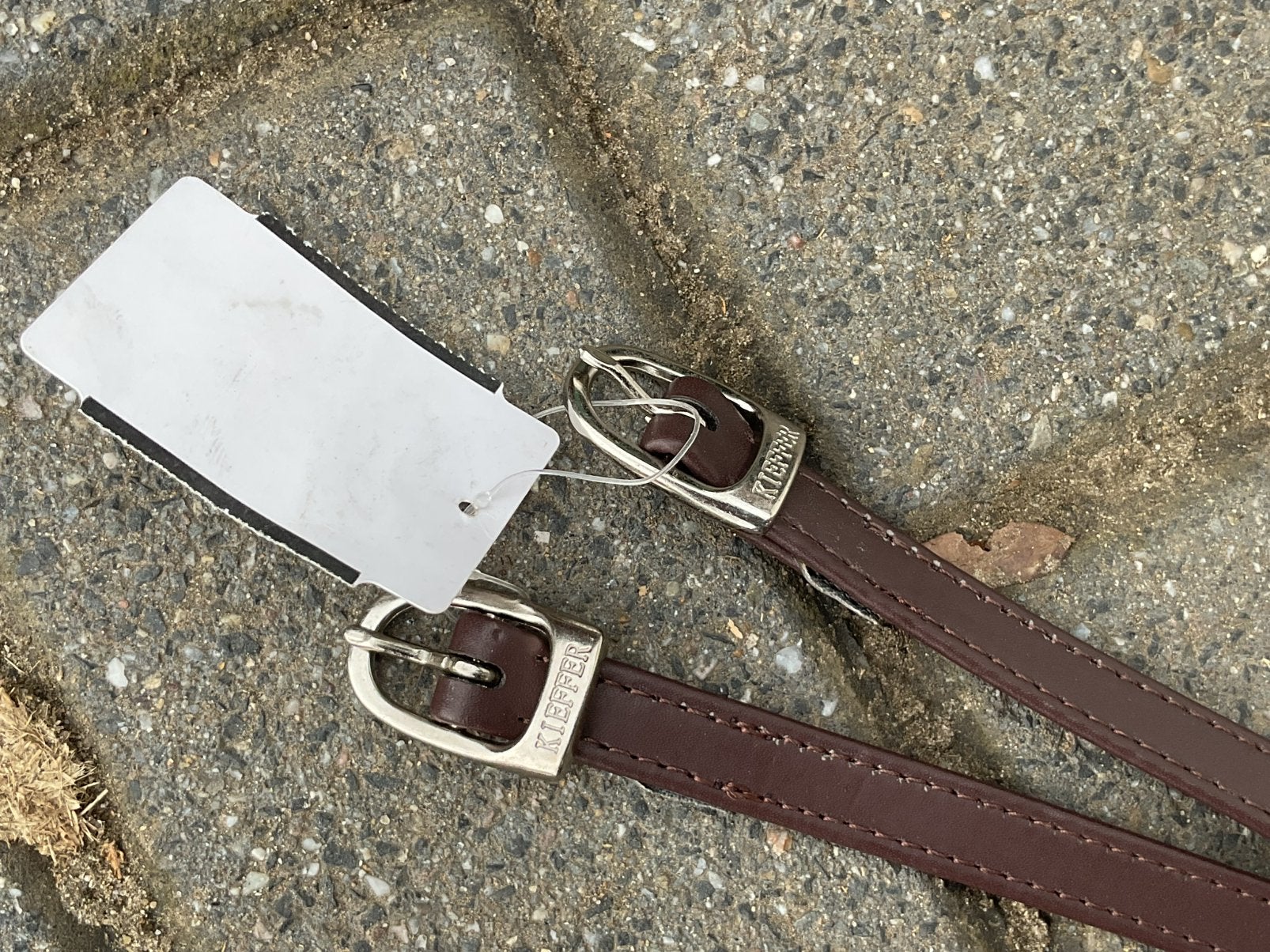 Kieffer seculeder spoorriemen, Dieren en Toebehoren, Ophalen of Verzenden, Nieuw, Bruin, Kieffer
