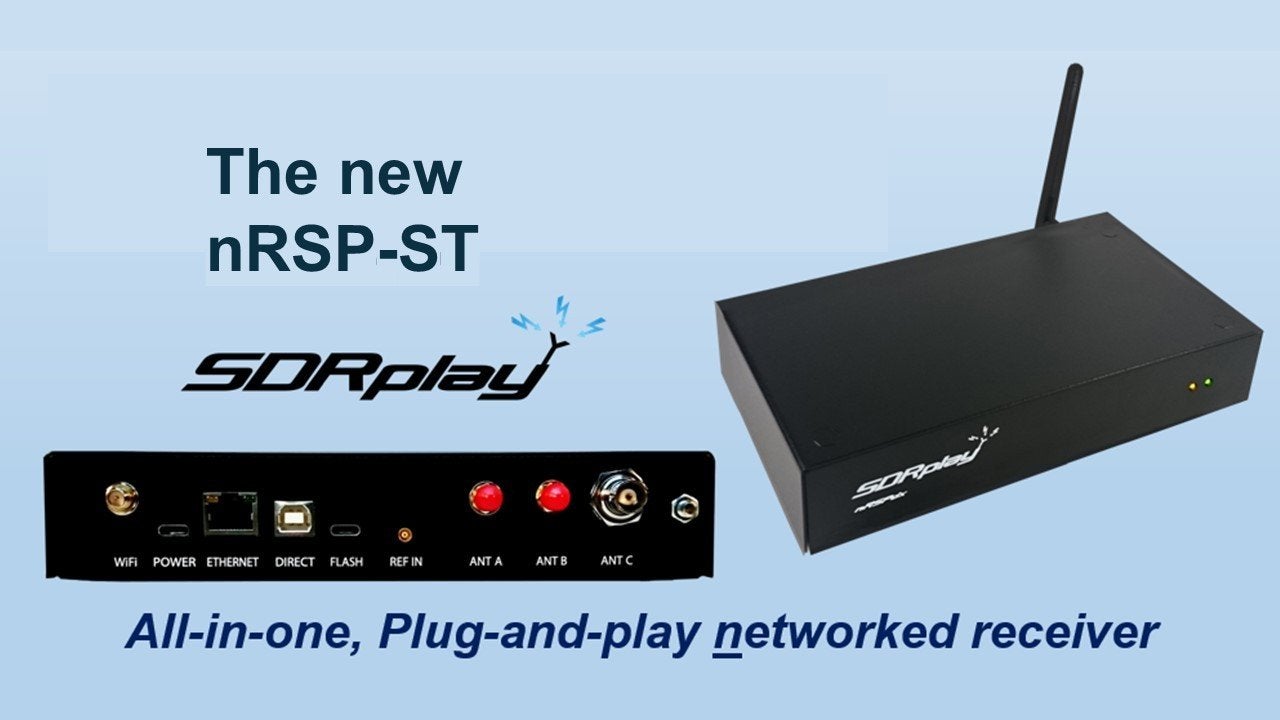 T.k sdrplay nrsp-st sdr ontvanger of ruil mogelijk zie text., Telecommunicatie, Zenders en Ontvangers, Ophalen of Verzenden, Zo goed als nieuw
