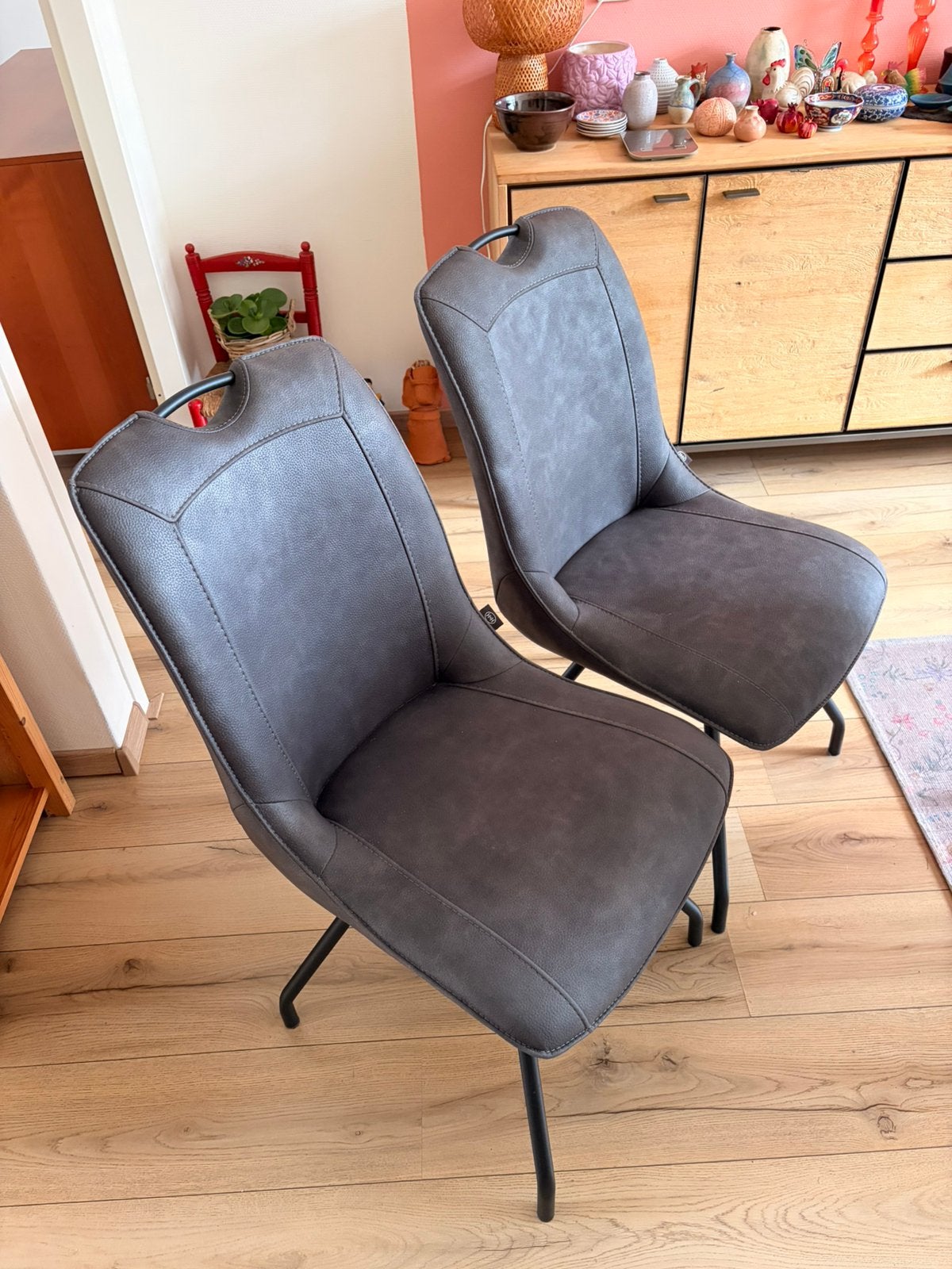 Henders en Hazel eetkamer stoelen, Ophalen, Zo goed als nieuw, Vijf, Zes of meer stoelen