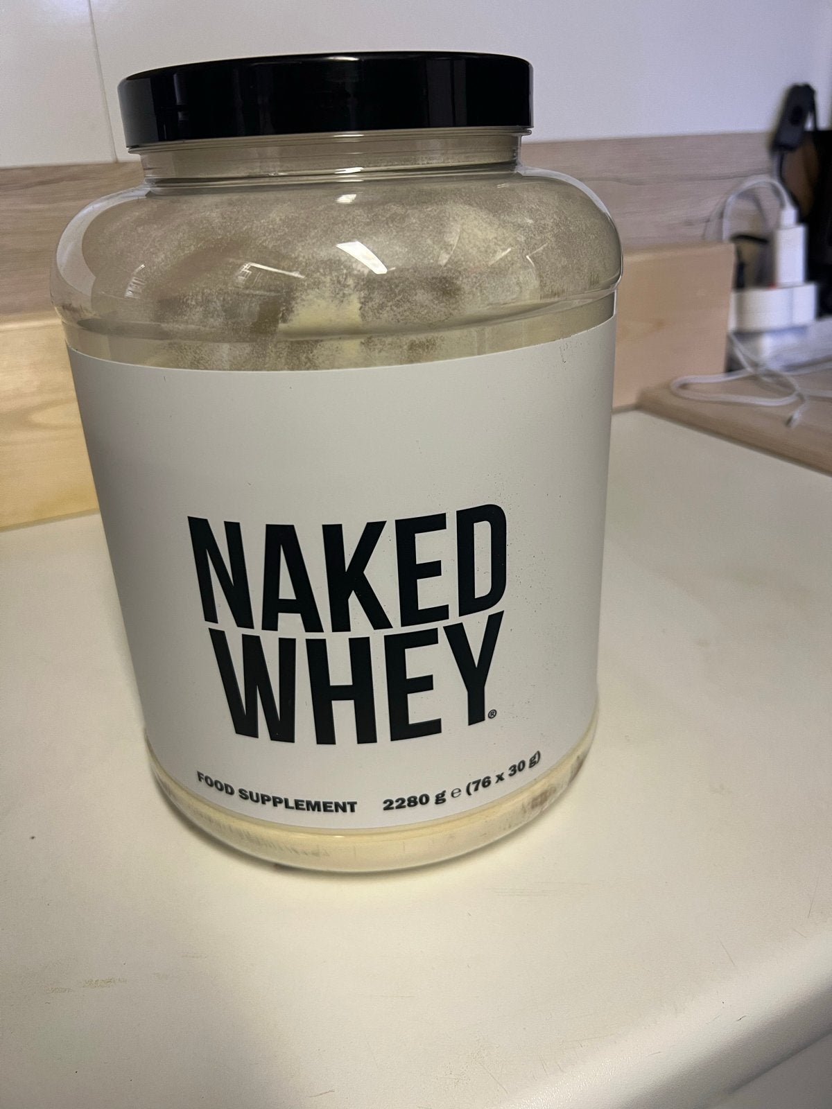 Naked Whey Eiwitpoeder - 2280g - Food Supplement, Sport en Fitness, Ophalen of Verzenden, Nieuw, Poeder of Drank