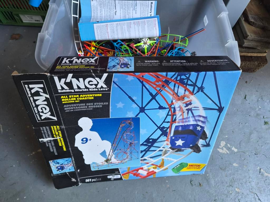 K'nex achtbaan, Ophalen of Verzenden, Gebruikt, K'nex