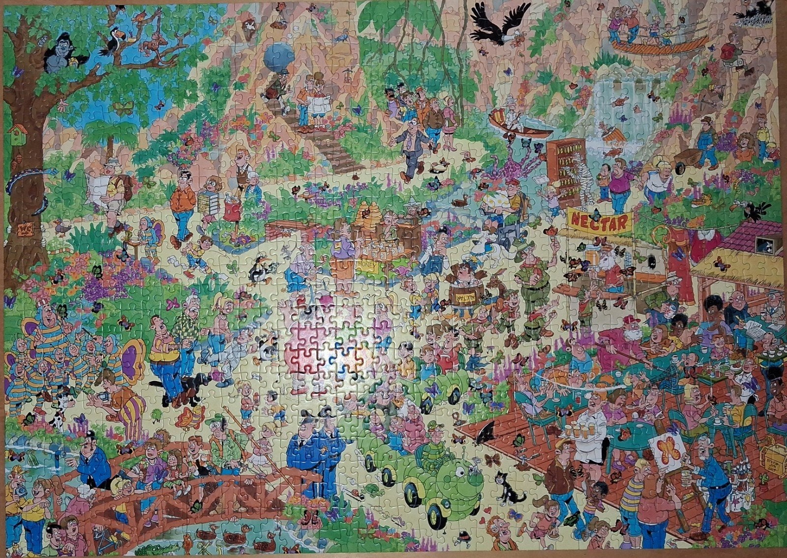 Jan van Haasteren Comic Puzzel - 1000 stukjes, Hobby en Vrije tijd, Ophalen, 500 t/m 1500 stukjes, Gebruikt, Legpuzzel