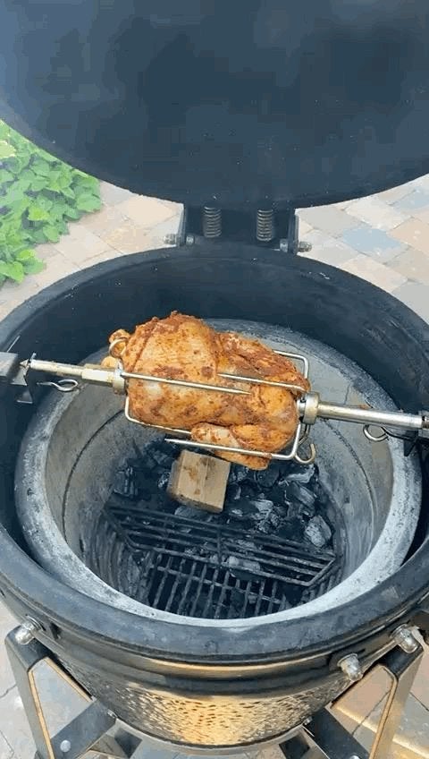 Grill Guru Rotisserie, Ophalen of Verzenden, Gebruikt